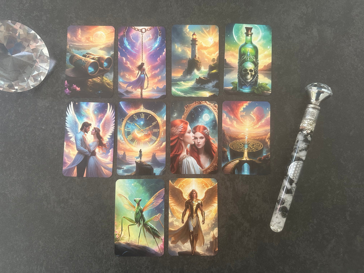 Kartendeck: Das Sommerparadies Lenormand 36 Karten zzgl. 10 Zusatzkarten