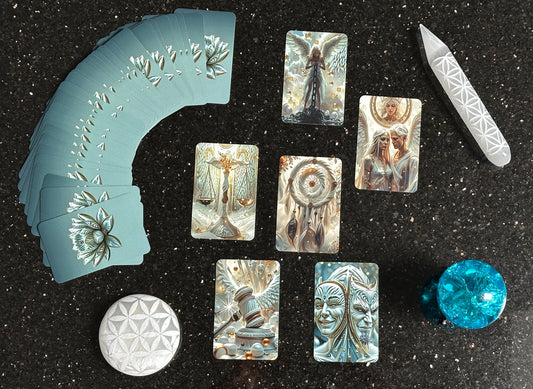 Kartendeck: Das Glanz der Engel Lenormand 36 Karten zzgl. 17 Zusatzkarten