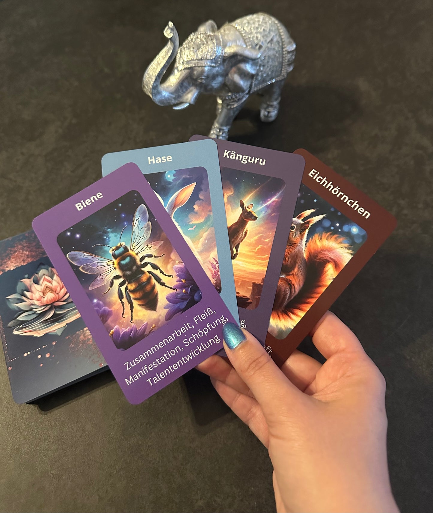 Kartendeck: Die Krafttiere - 40 tierische Wegweiser