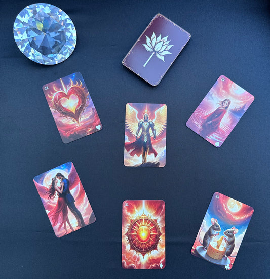 Kartendeck: Das mystic Rubin Lenormand 36 Karten zzgl. 12 Zusatzkarten